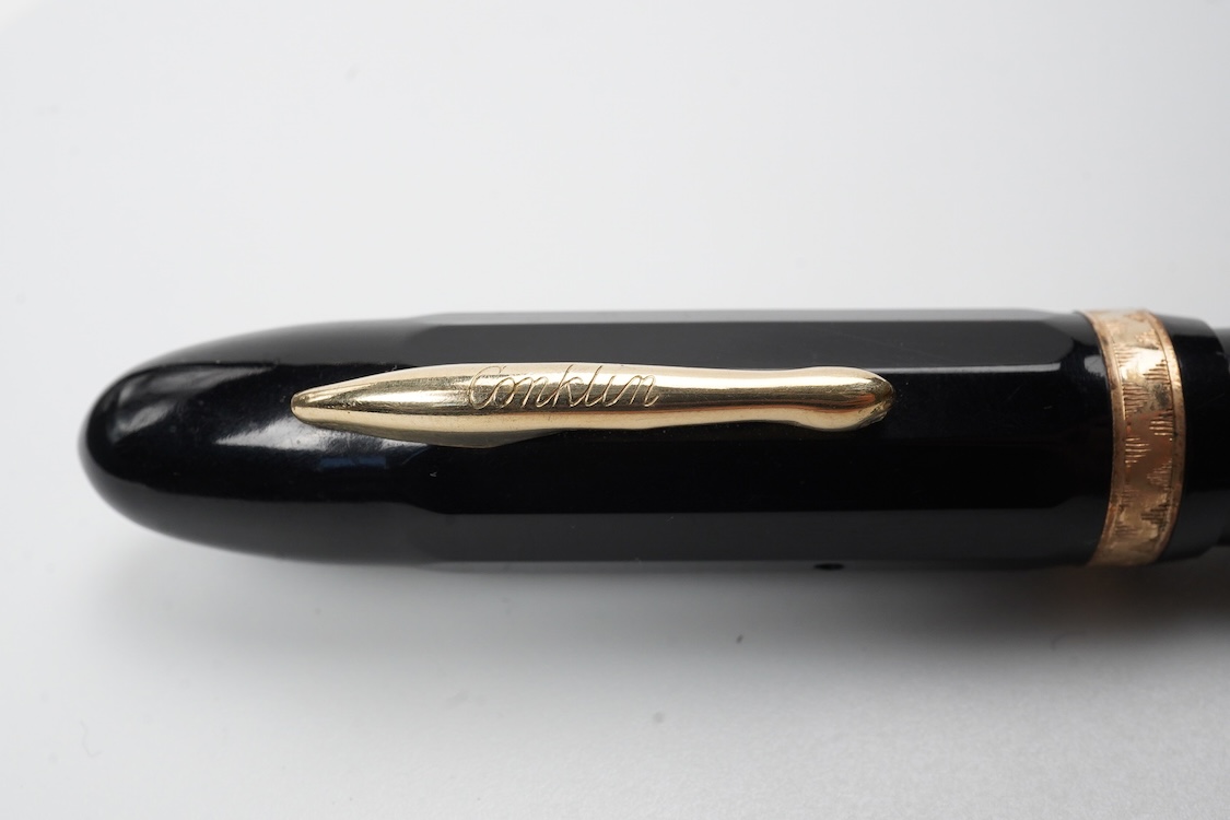 A Conklin Noziac Word Gauge fountain pen with Conklin 14ct. gold broad nib